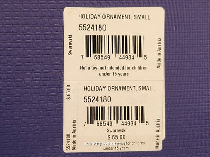 2019 HOLIDAY ORNAMENT RED LITTLE # 5524180