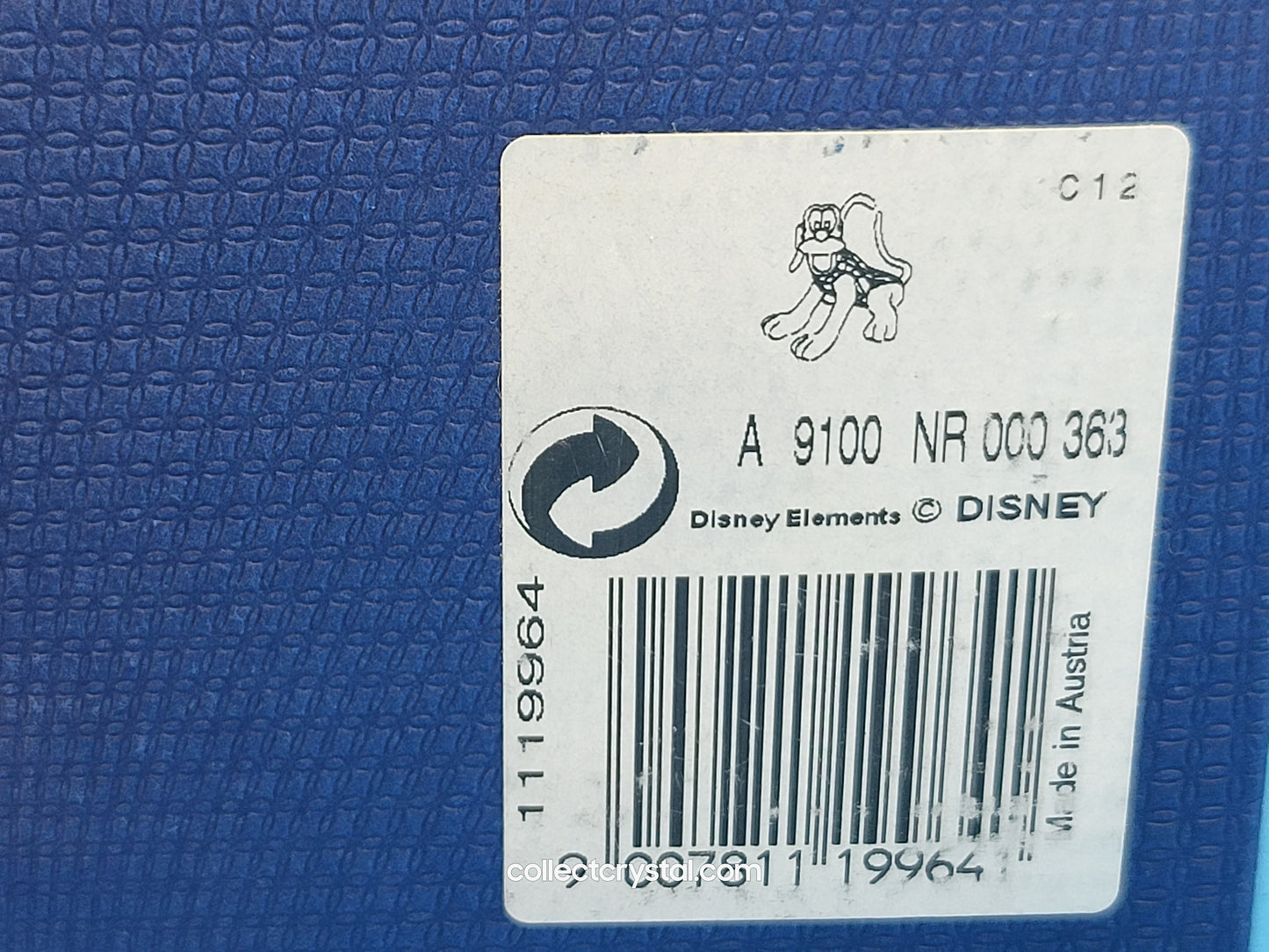 DISNEY MICKEY AND FRIENDS PLUTO COLORED dog Figurine 1119964