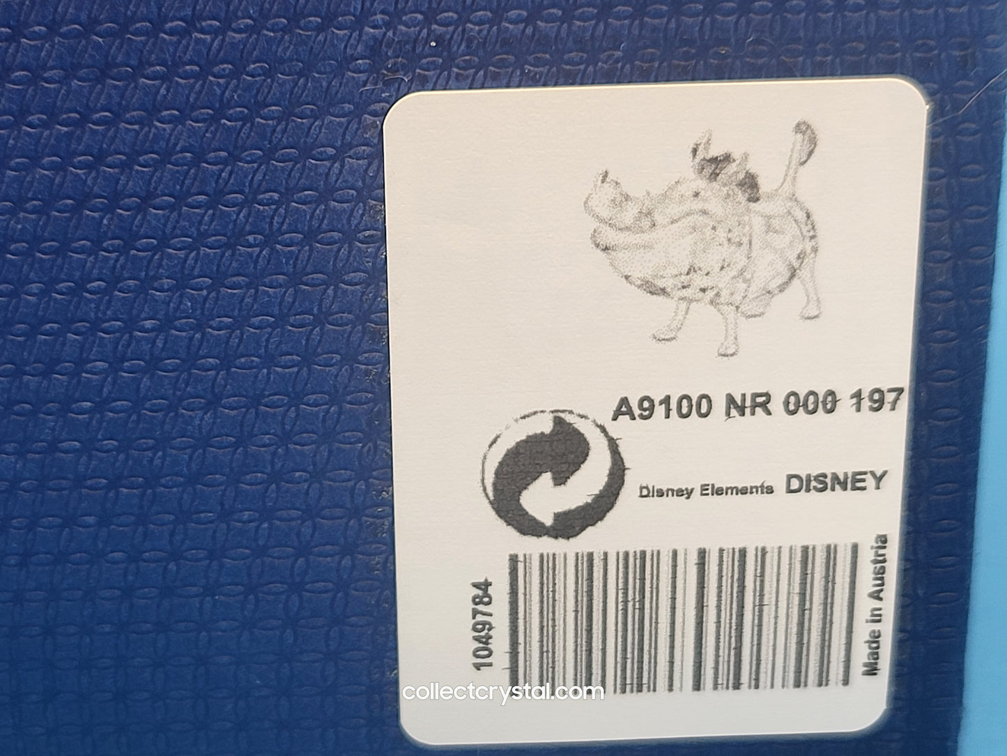 DISNEYTHE  LION KING – PUMBAA WARTHOG # 1049784