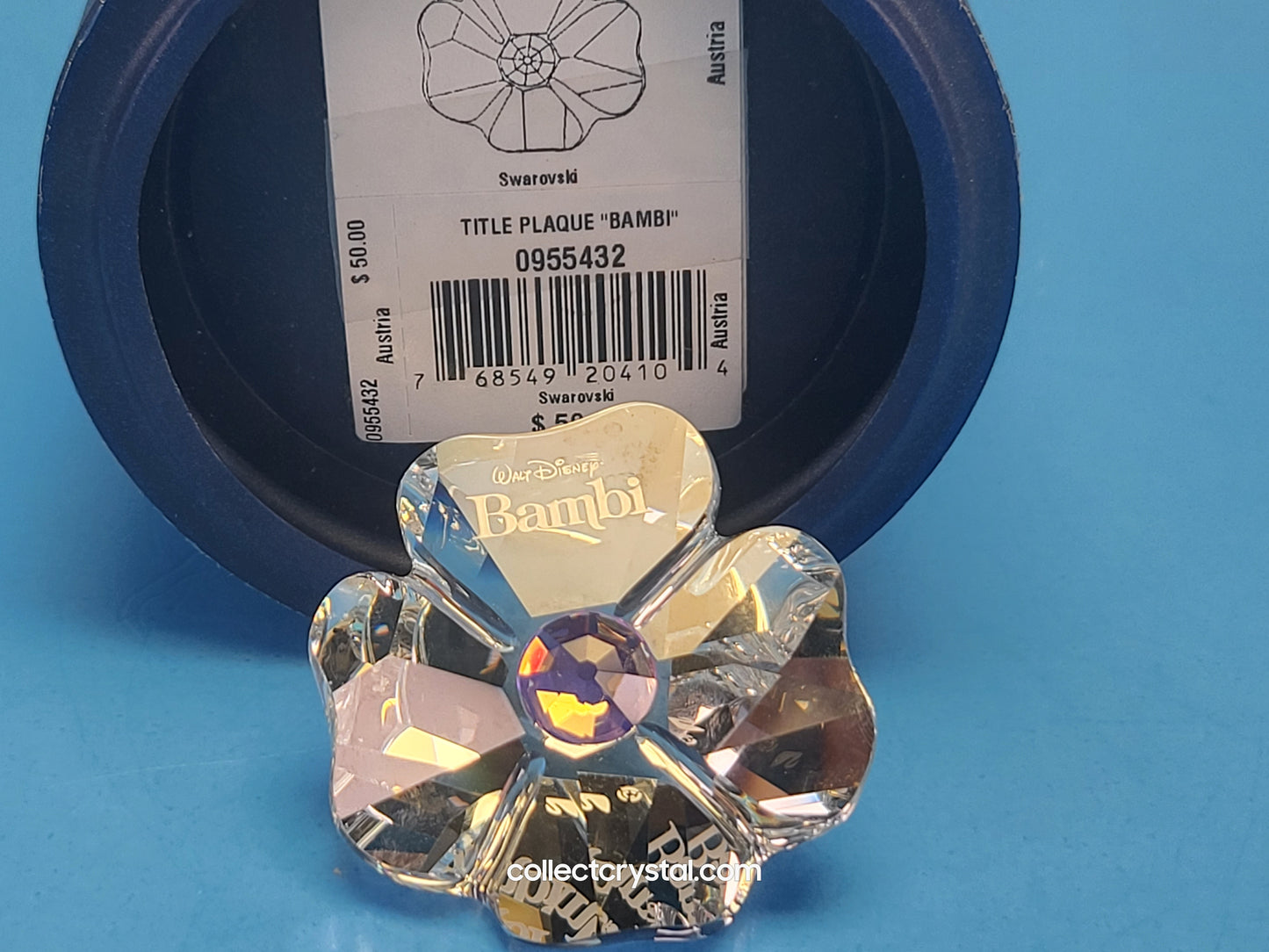 DISNEY BAMBI SERIES – TITLE PLAQUE FLOWER SHAPE CLOVER 954432