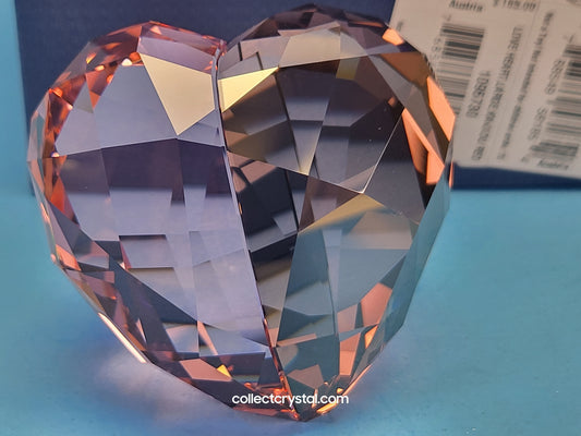 Paperweight Heart Kakadu Red # 1096730 Crystal Large Love