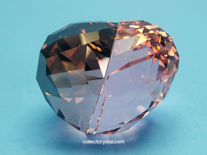 Paperweight Heart Kakadu Red # 1096730 Crystal Large Love
