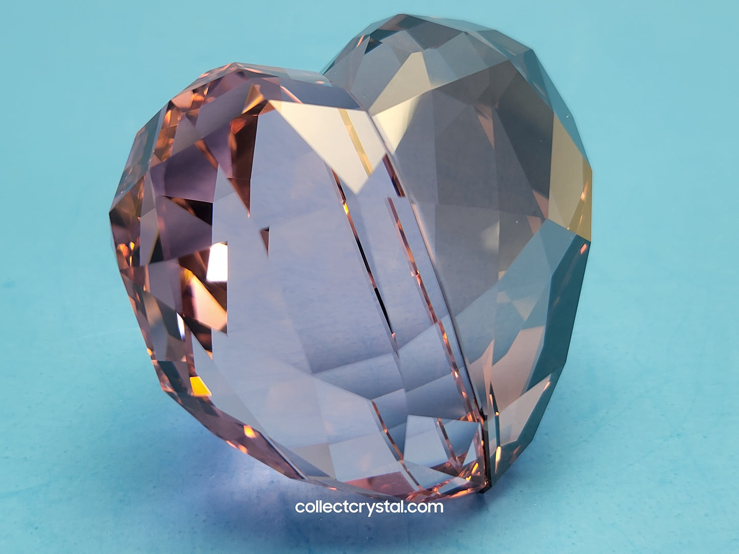 Paperweight Heart Kakadu Red # 1096730 Crystal Large Love