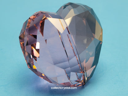 Paperweight Heart Kakadu Red # 1096730 Crystal Large Love