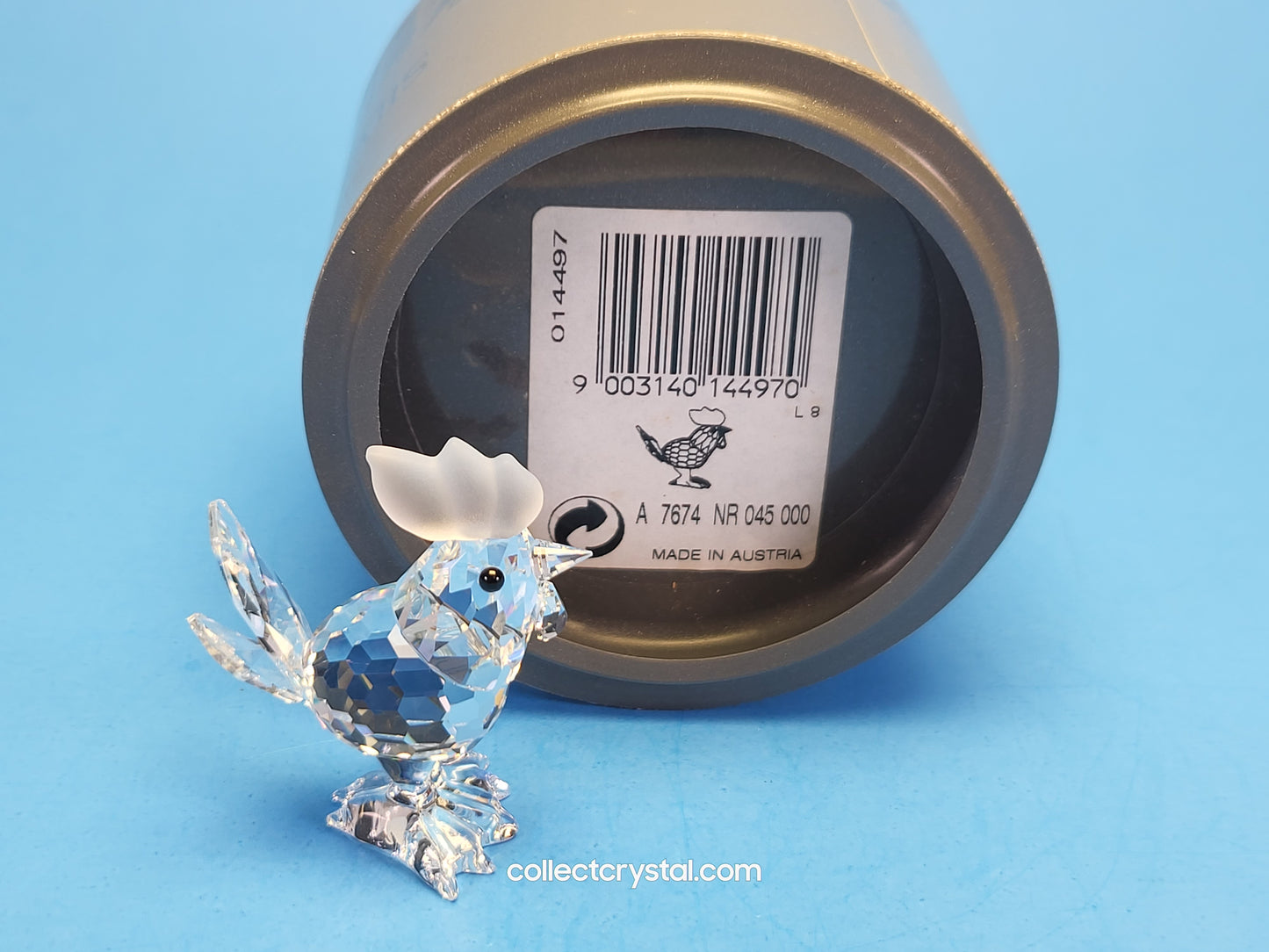 COCKEREL / ROOSTER MINI – no color crystal 014497