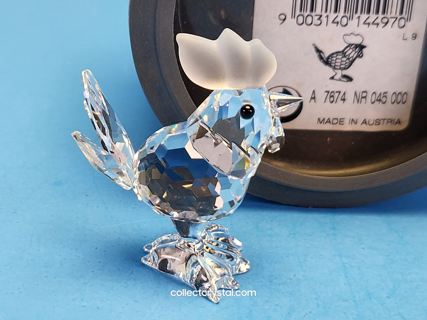 COCKEREL / ROOSTER MINI – no color crystal 014497