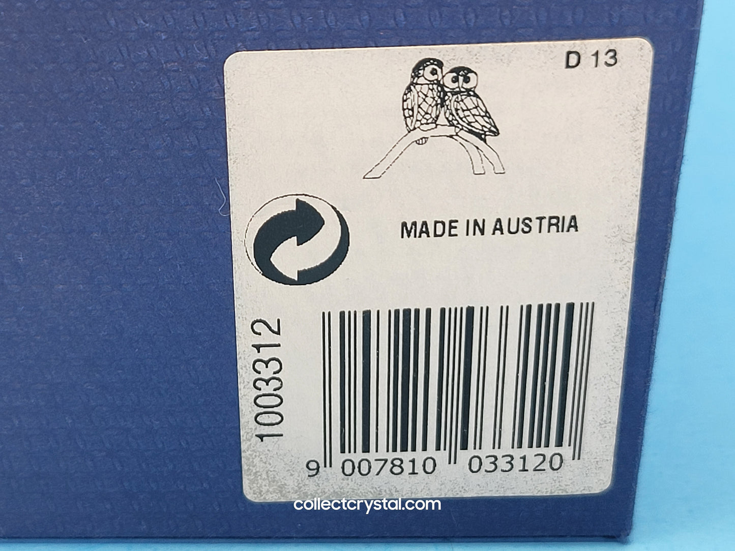 Owl Couple # 1003312 Owls on Branch Figurine