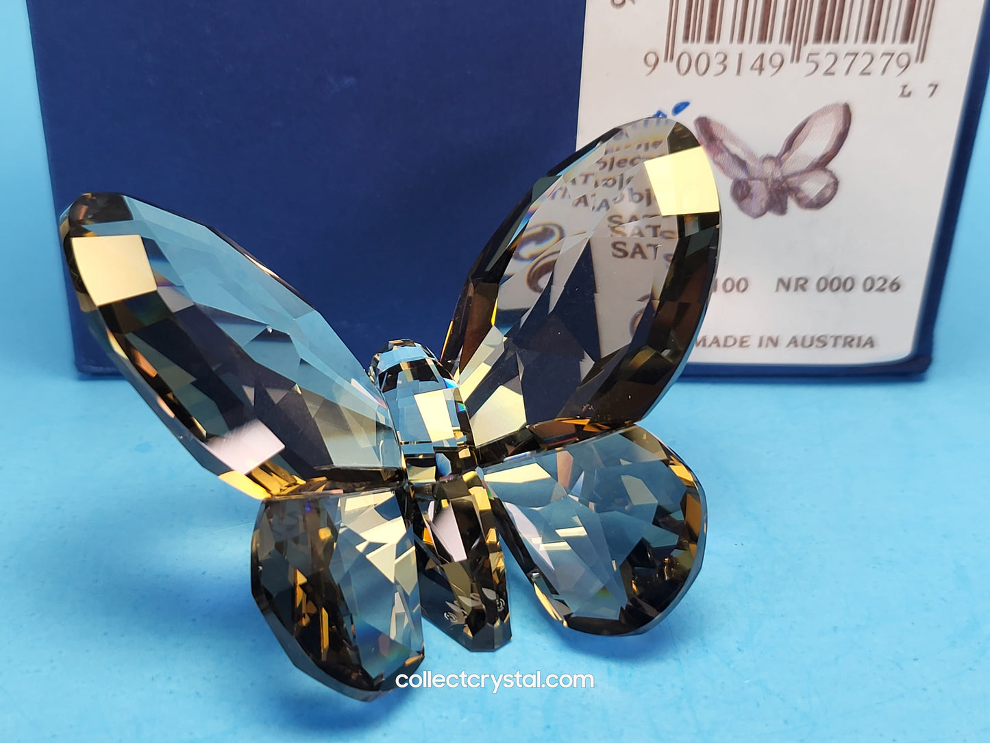 Butterfly SWAROVSKI SATIN Smoke Paradise Large Figurine 952727