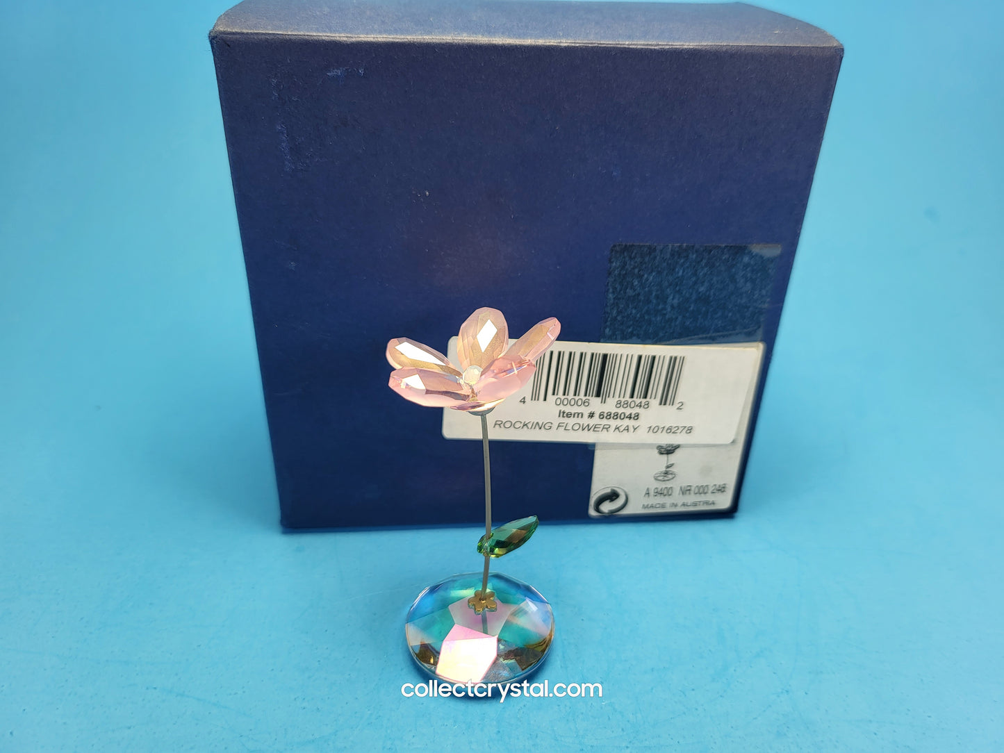 Rocking Flower Figurine Pink Kay Flower # 1016278