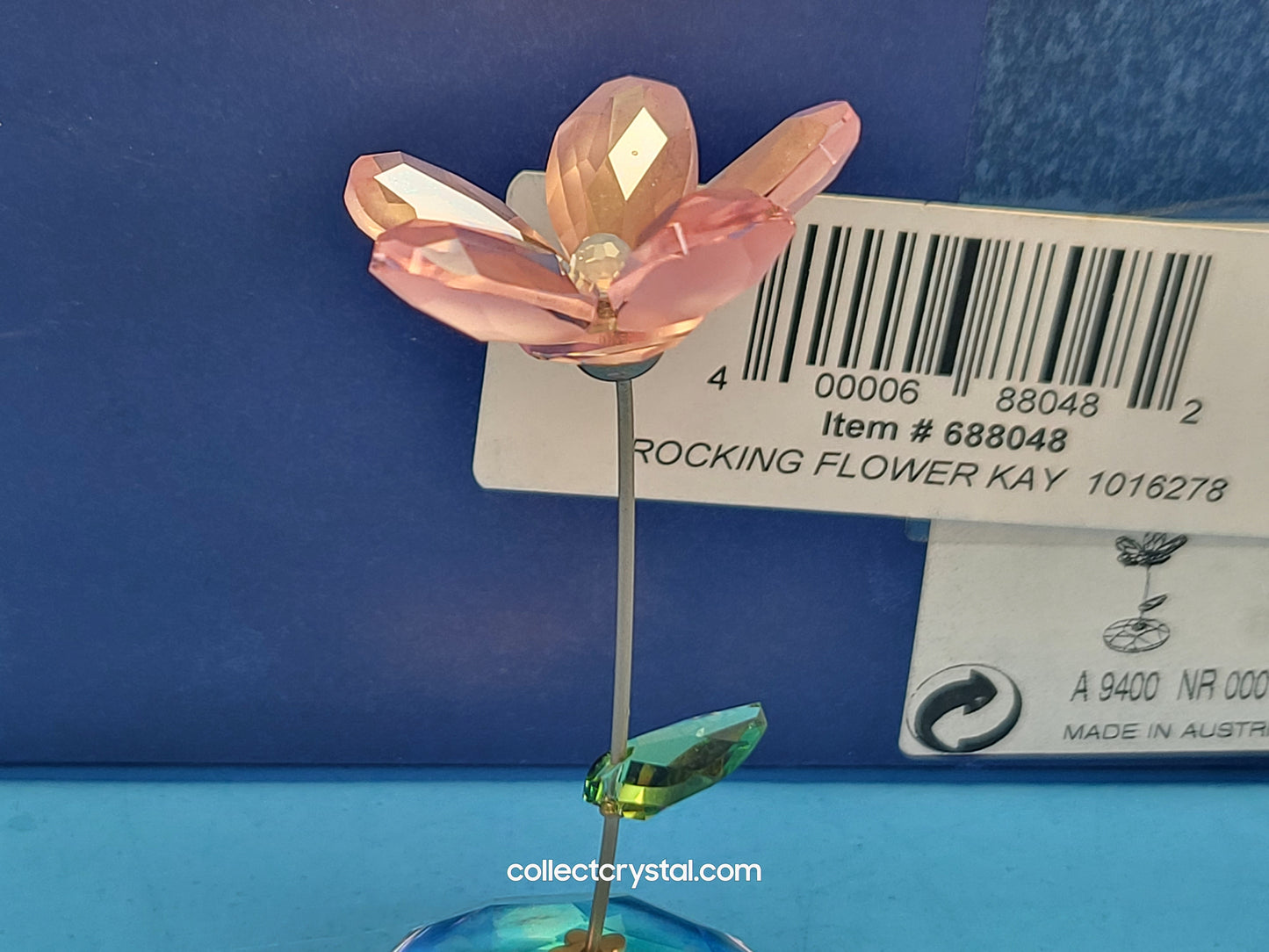 Rocking Flower Figurine Pink Kay Flower # 1016278