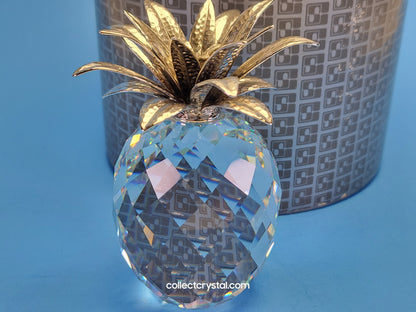 Pineapple Silver/Rhodium Large Hammered 010081