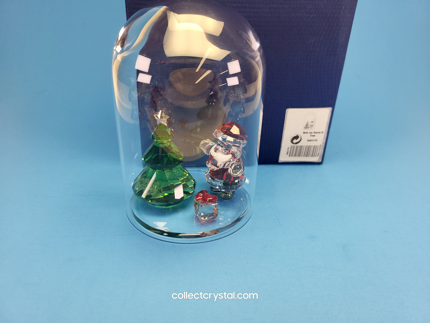 Santa Claus Scene Christmas Tree Gift & Dome 5403170