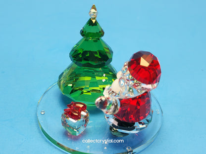 Santa Claus Scene Christmas Tree Gift & Dome 5403170