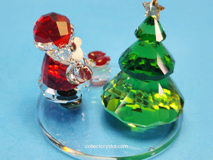 Santa Claus Scene Christmas Tree Gift & Dome 5403170