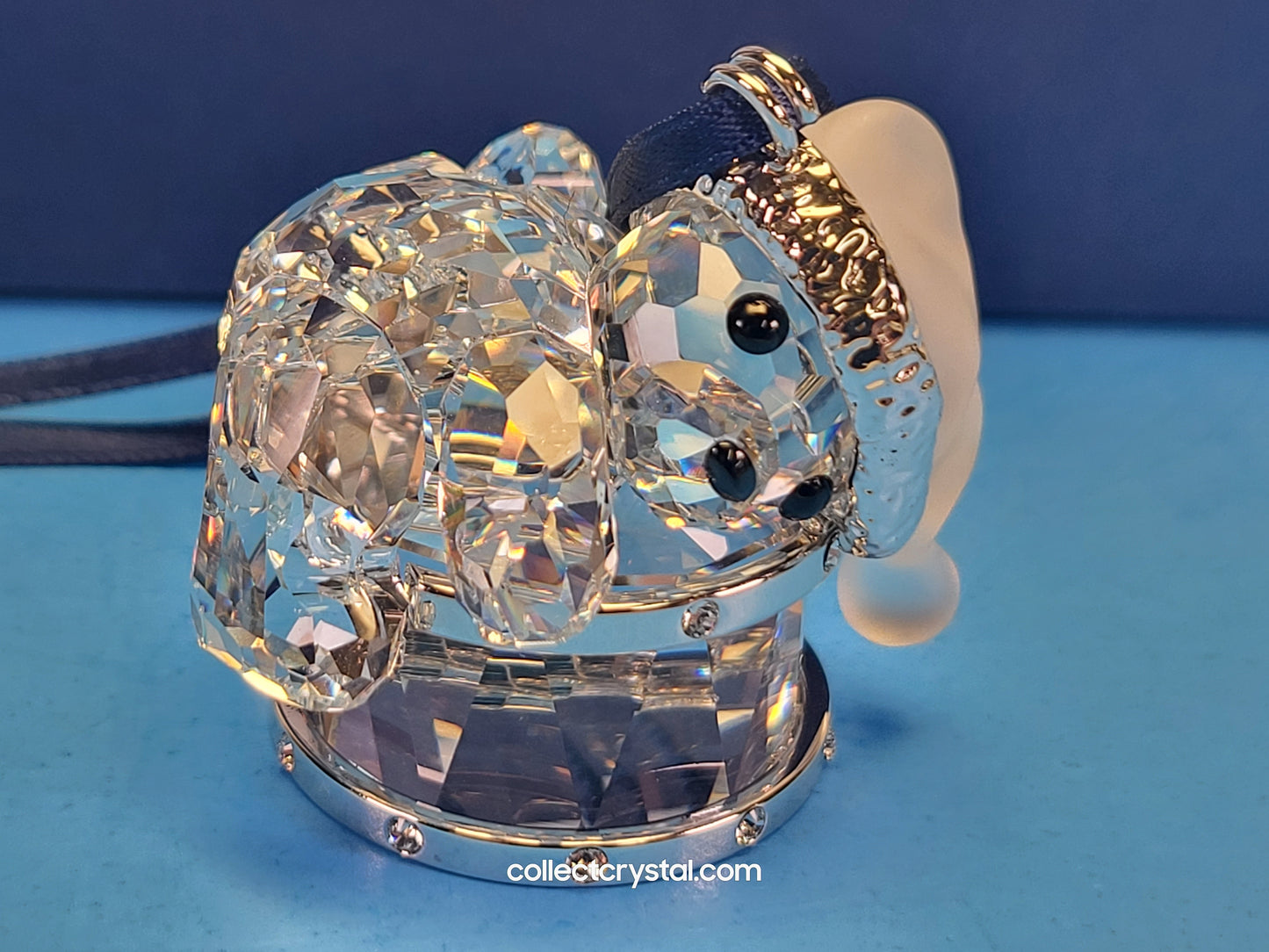 Christmas Kris Bear Ornament on Drum 718989 With Ribbon