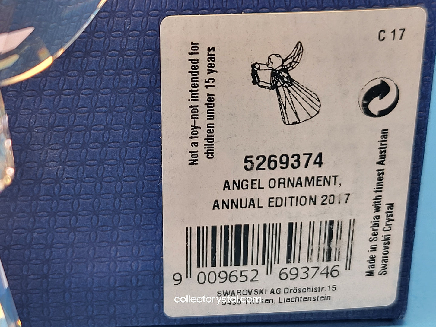 2017 Angel Annual Edition Christmas Ornament # 5269374