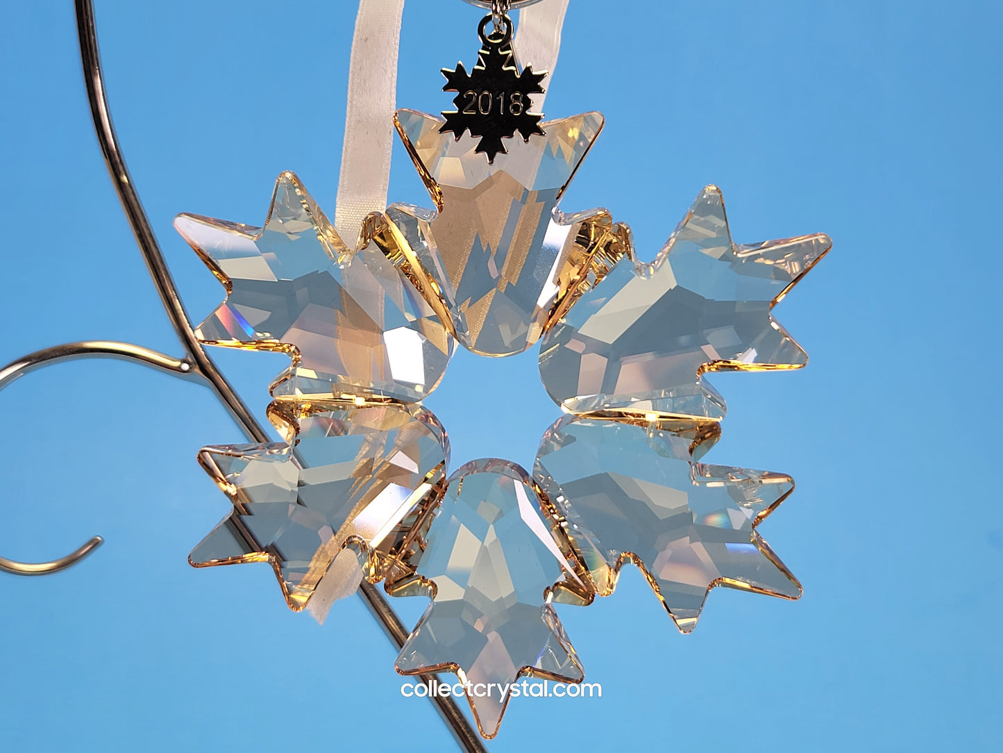 2018 CHRISTMAS ORNAMENT GOLD SCS LARGE 5376665