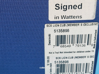 LION MOTHER & Cub 5135895, 5135896 SCS 2016 Signed by Designer lioness. lion