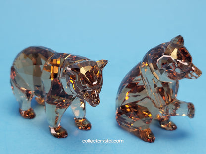 Arcadia SCS 2017 A E Mother Bear & Cubs Figurines Complete set 5236593 & 5229215 Signed by Designer