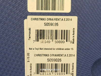2014 CHRISTMAS ORNAMENT CLEAR 5059026