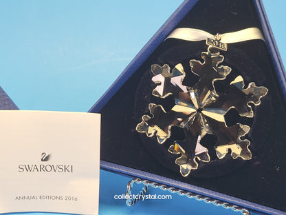 2016 ANNUAL Edition STAR SNOWFLAKE CHRISTMAS ORNAMENT 5180210
