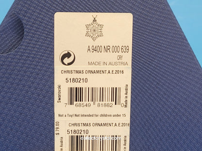 2016 ANNUAL Edition STAR SNOWFLAKE CHRISTMAS ORNAMENT 5180210