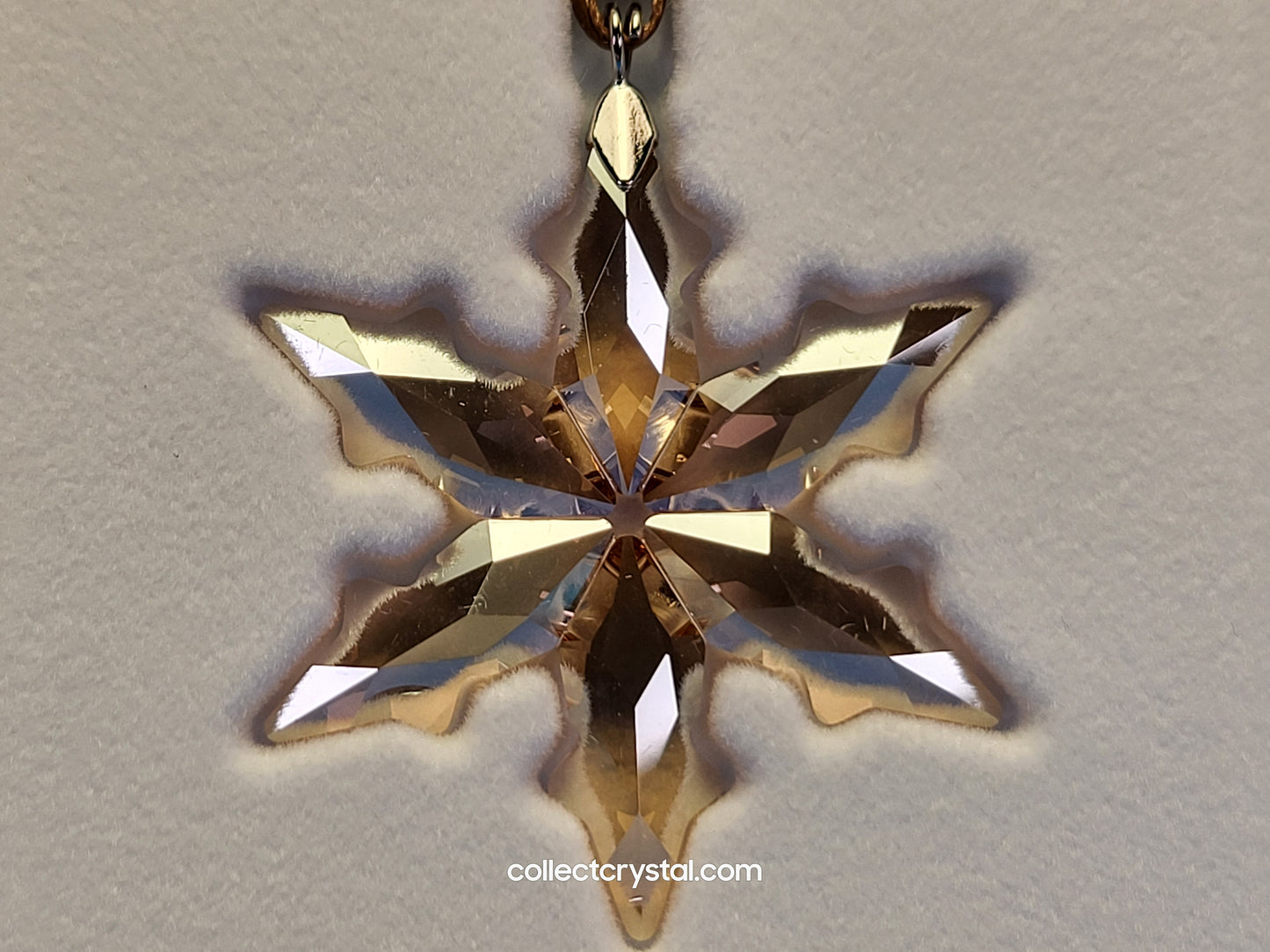 SWAROVSKI 2015 CHRISTMAS ORNAMENT GOLD SCS LITTLE 5135931
