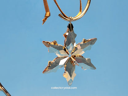 SWAROVSKI 2015 CHRISTMAS ORNAMENT GOLD SCS LITTLE 5135931