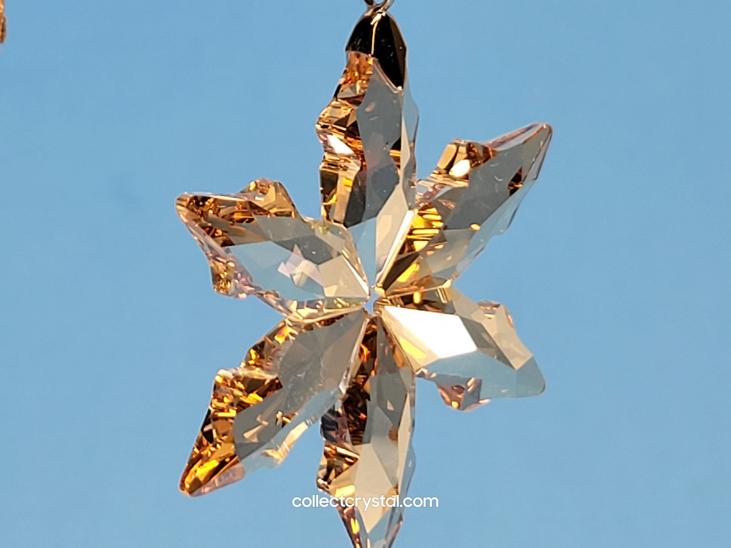 SWAROVSKI 2015 CHRISTMAS ORNAMENT GOLD SCS LITTLE 5135931