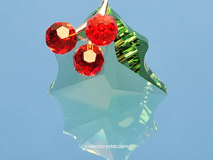 Christmas Holly Green Leaf Red Berries Christmas Ornament 870001 / 5103222