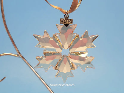 2018 CHRISTMAS ORNAMENT GOLD SCS 5357982