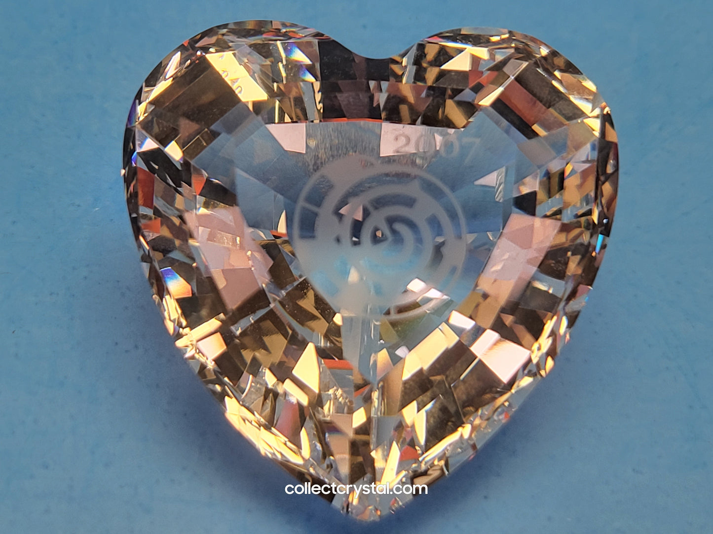 SCS 2007 Community Event HEART DIAMOND PAPERWEIGHT # 896979