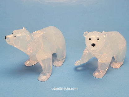 SWAROVSKI 2011 ANNUAL EDITION COMPANION POLAR BEAR CUBS # 1080774 WHITE OPAL