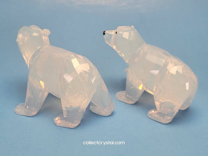 SWAROVSKI 2011 ANNUAL EDITION COMPANION POLAR BEAR CUBS # 1080774 WHITE OPAL