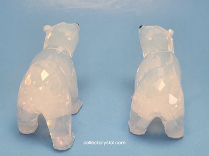 SWAROVSKI 2011 ANNUAL EDITION COMPANION POLAR BEAR CUBS # 1080774 WHITE OPAL