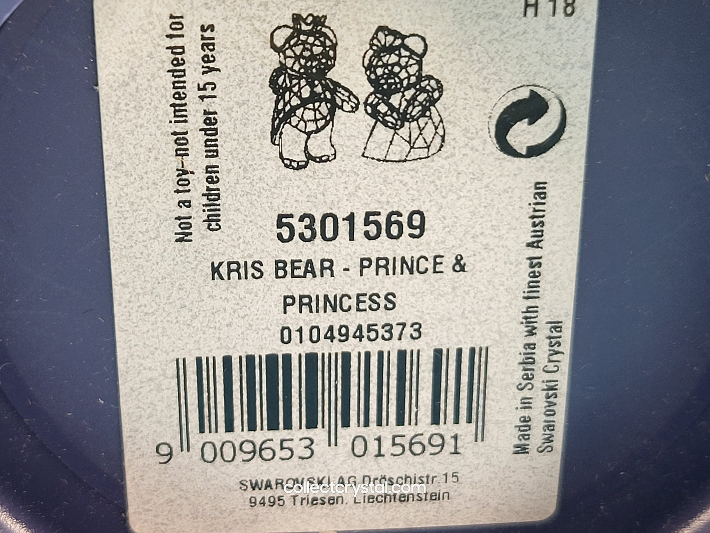KRIS BEAR – PRINCE AND PRINCESS 5301569