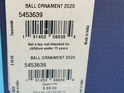 2020 CHRISTMAS BALL ORNAMENT (SWAN) 5453639