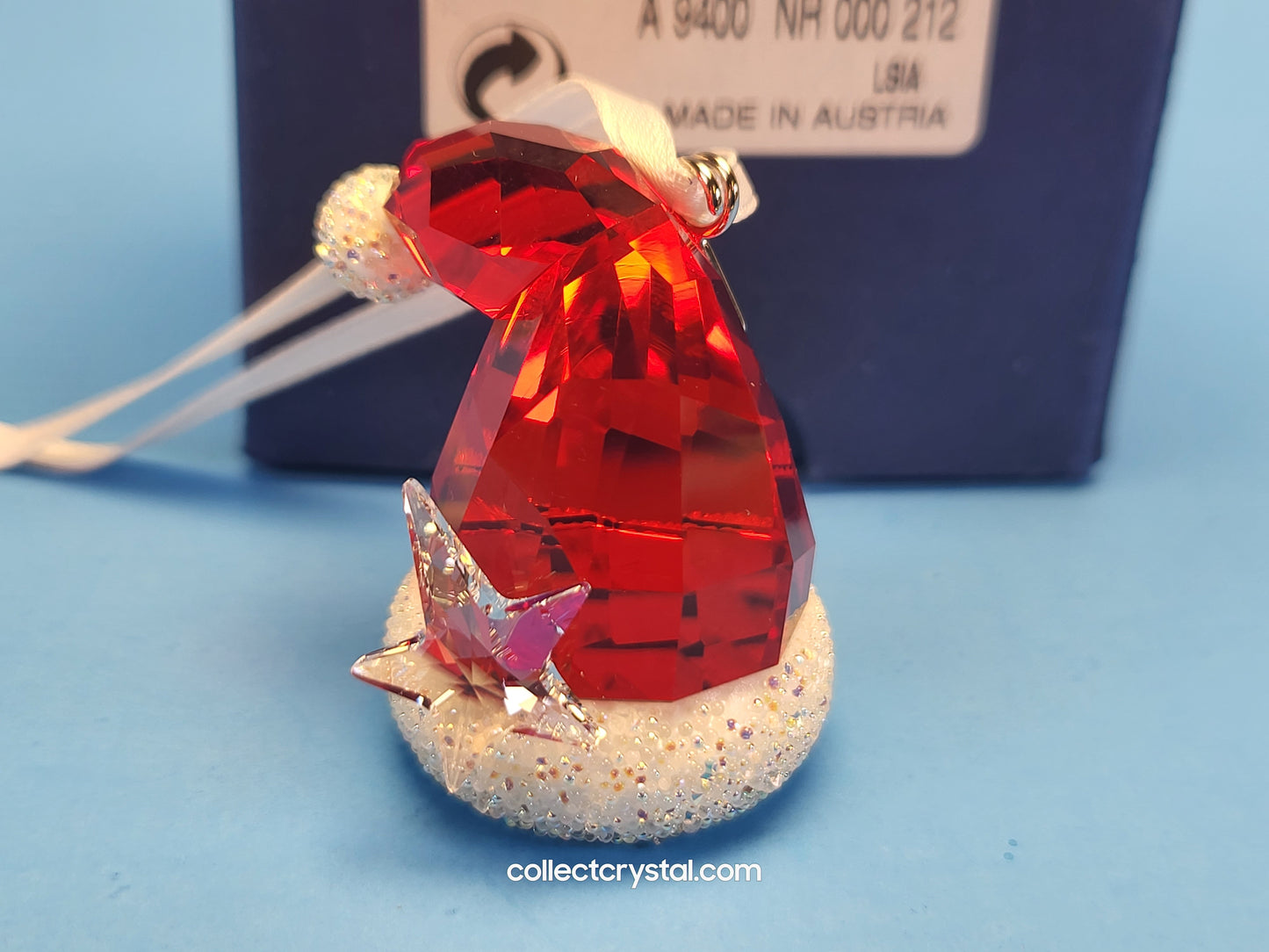 SWAROVSKI CHRISTMAS ORNAMENT – SANTA’S HAT (2008 ISSUE) 944873