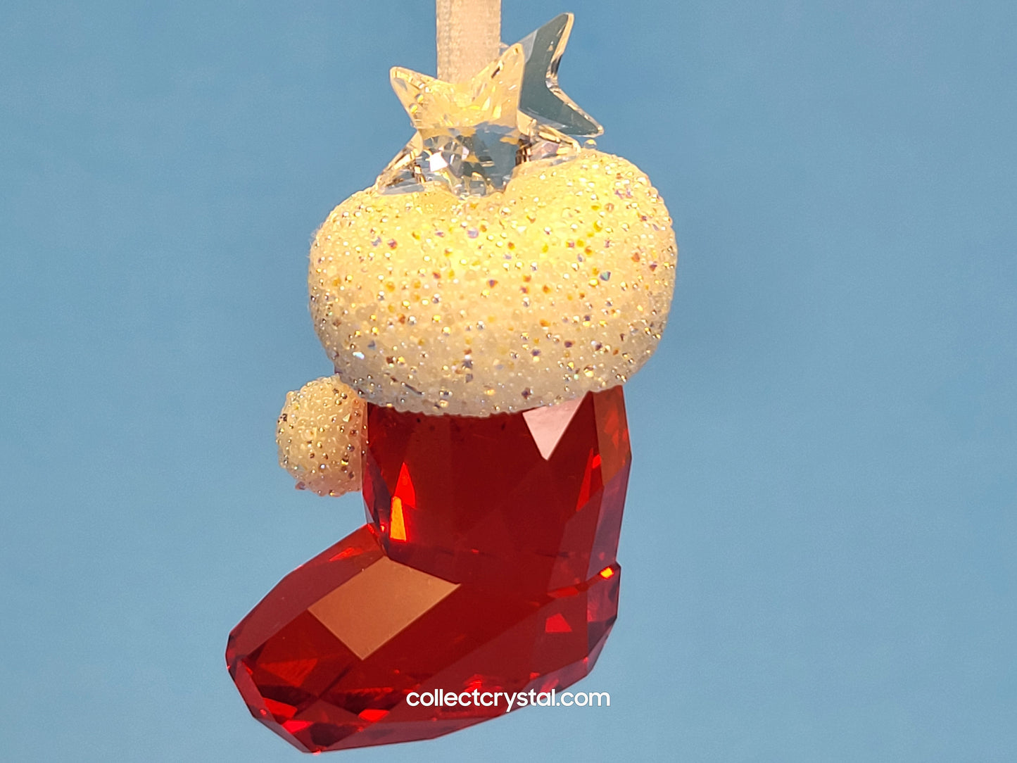 SWAROVSKI CHRISTMAS ORNAMENT – SANTA’S STOCKING (2008 ISSUE) 944872