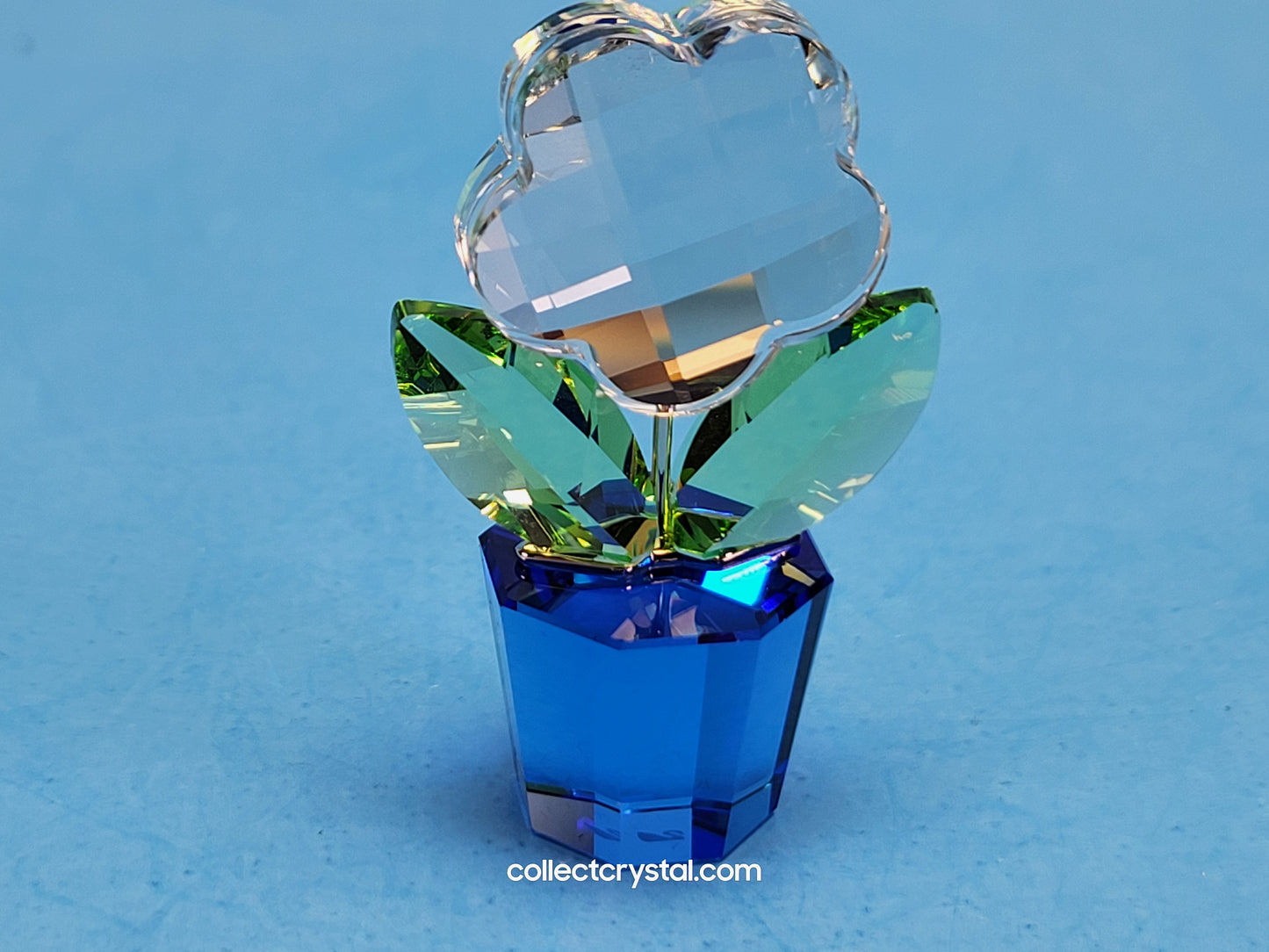 Happy Flowers # 296598 Clear Flower Blue Pot
