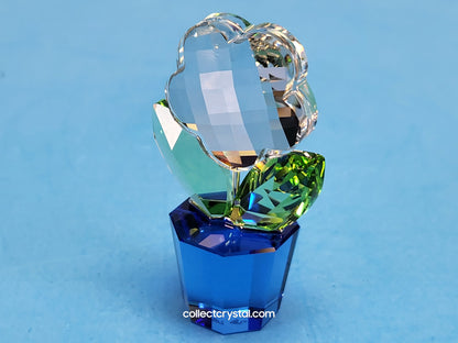 Happy Flowers # 296598 Clear Flower Blue Pot