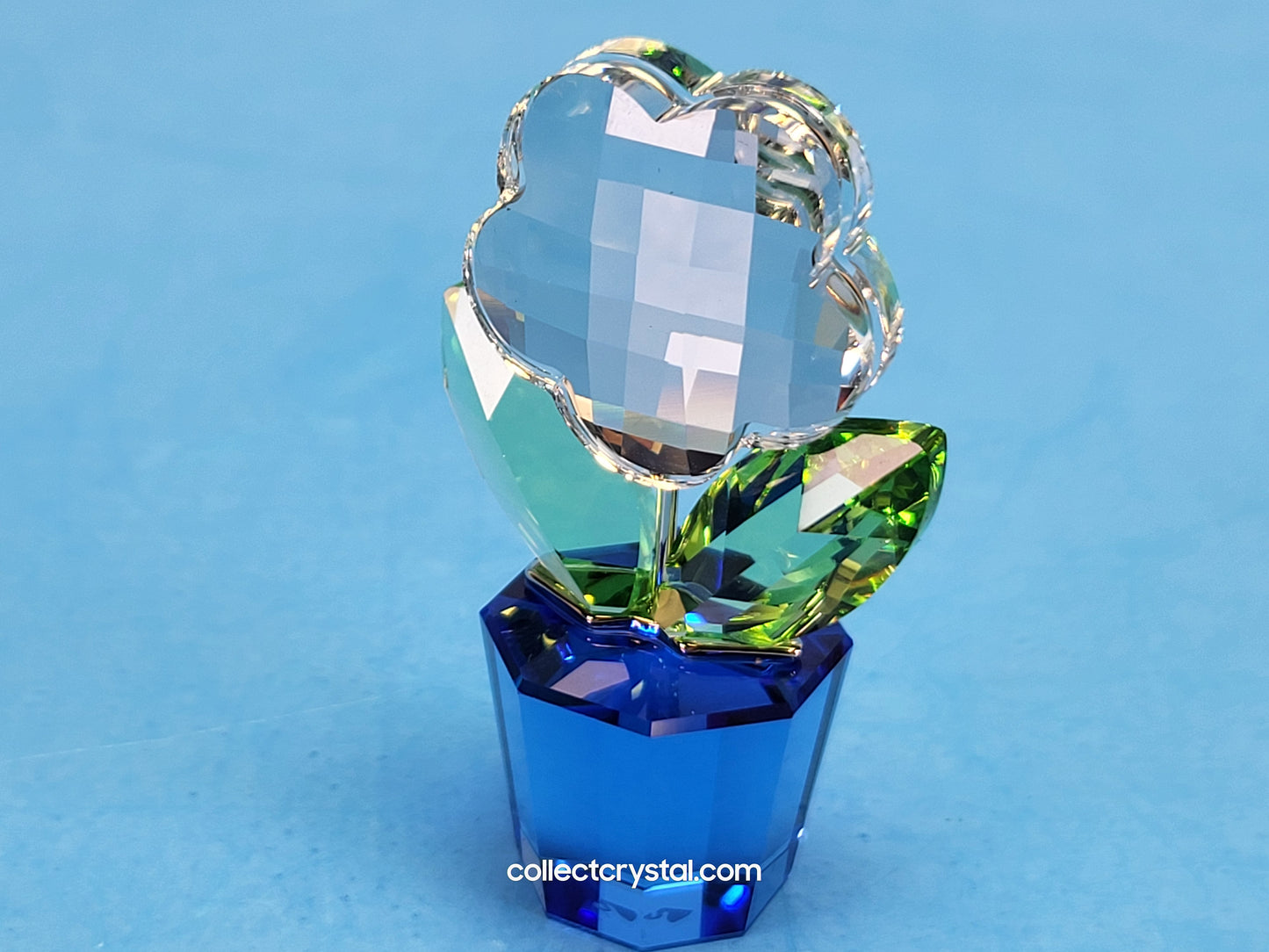 Happy Flowers # 296598 Clear Flower Blue Pot
