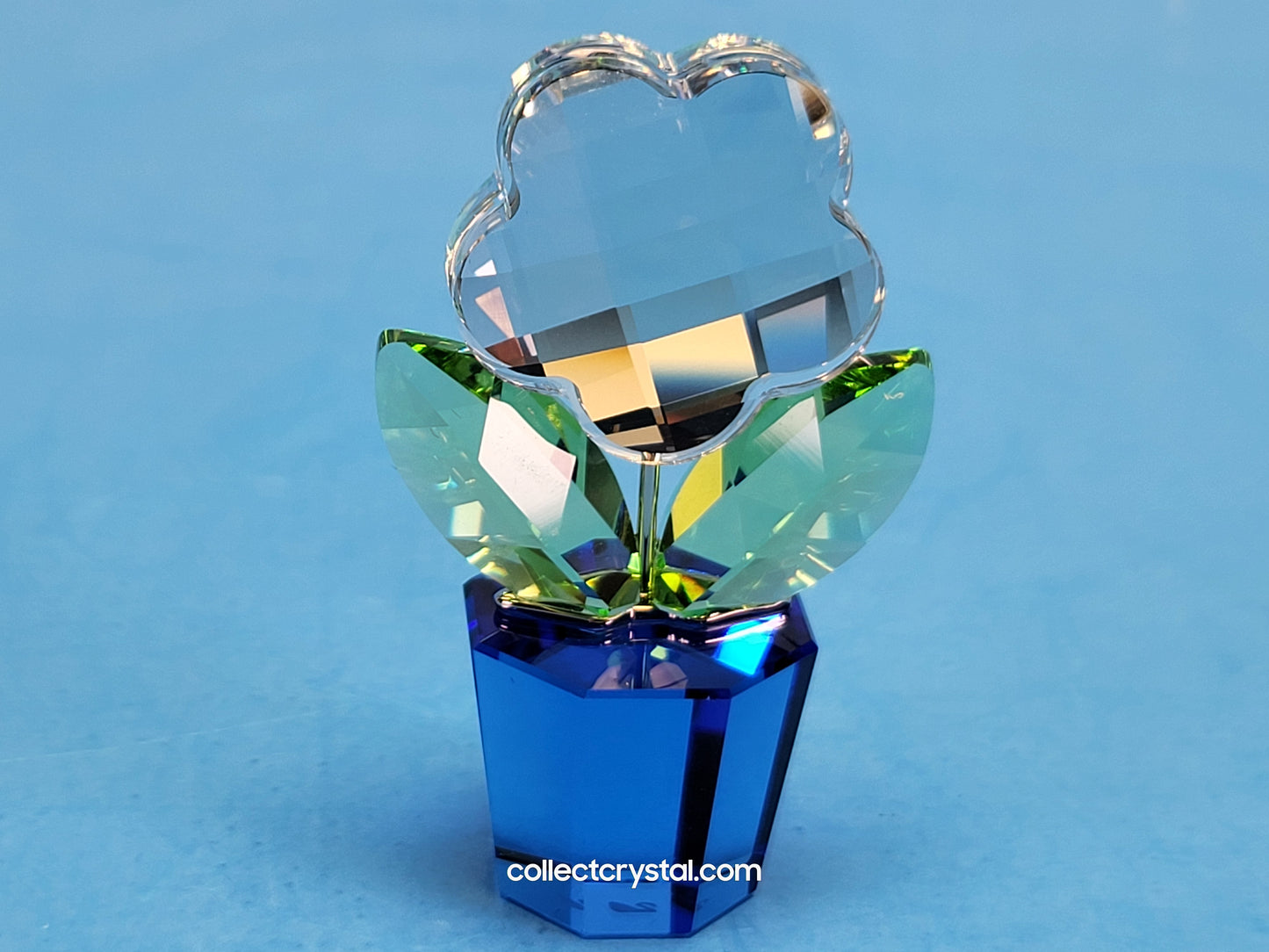 Happy Flowers # 296598 Clear Flower Blue Pot