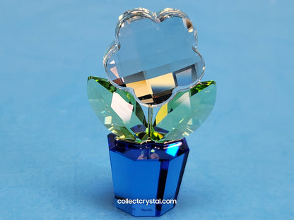 Happy Flowers # 296598 Clear Flower Blue Pot