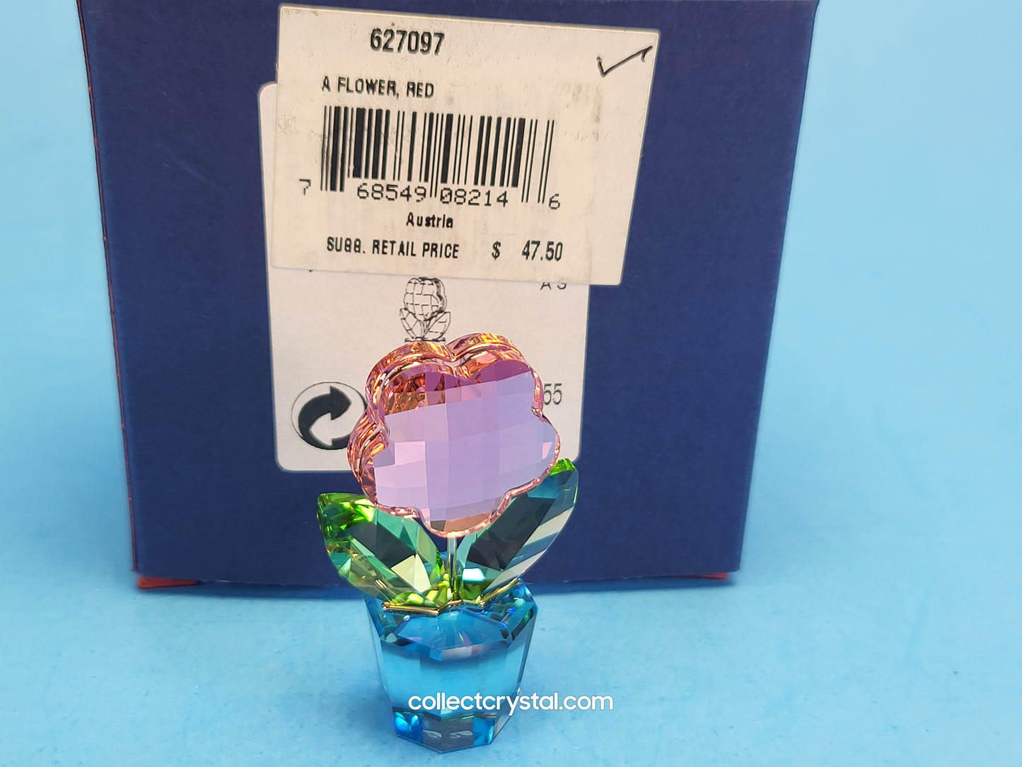 Happy Flowers - FLOWER PINK blue pot – often called Flower Red # 627097