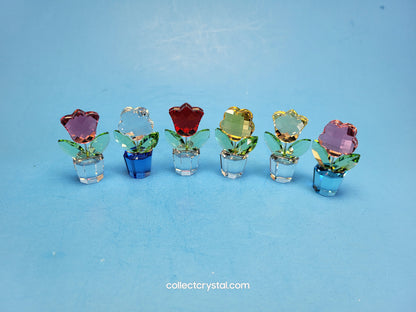 Happy Flowers - FLOWER PINK blue pot – often called Flower Red # 627097