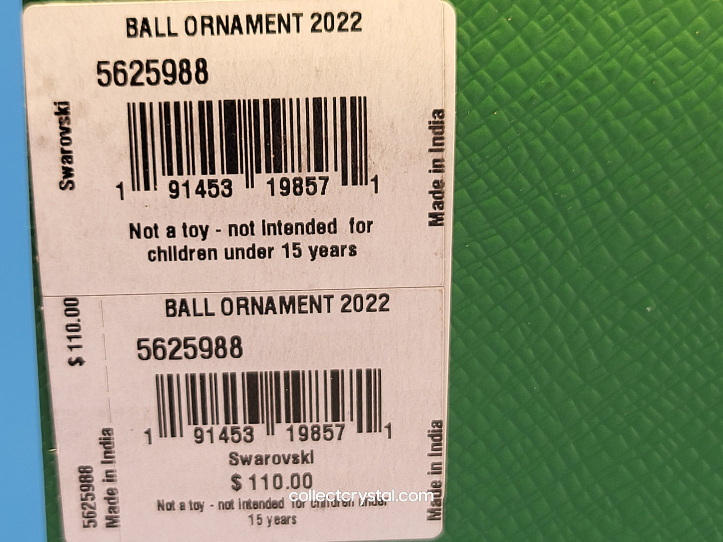 2022 CHRISTMAS BALL ORNAMENT 5625988