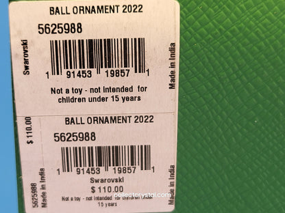 2022 CHRISTMAS BALL ORNAMENT 5625988