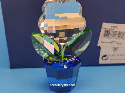 FLOWER - CLEAR - MEDIUM Happy Flower in blue pot # 872195