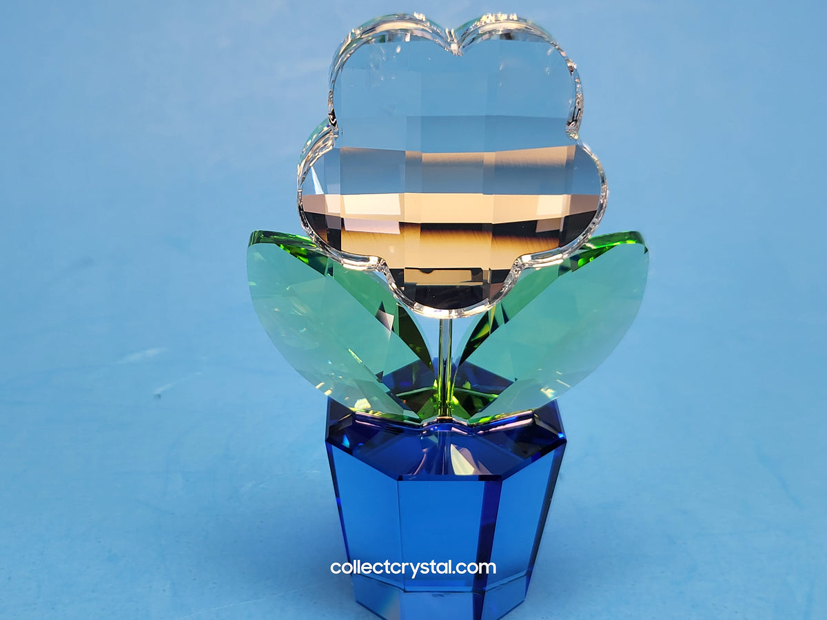 FLOWER - CLEAR - MEDIUM Happy Flower in blue pot # 872195